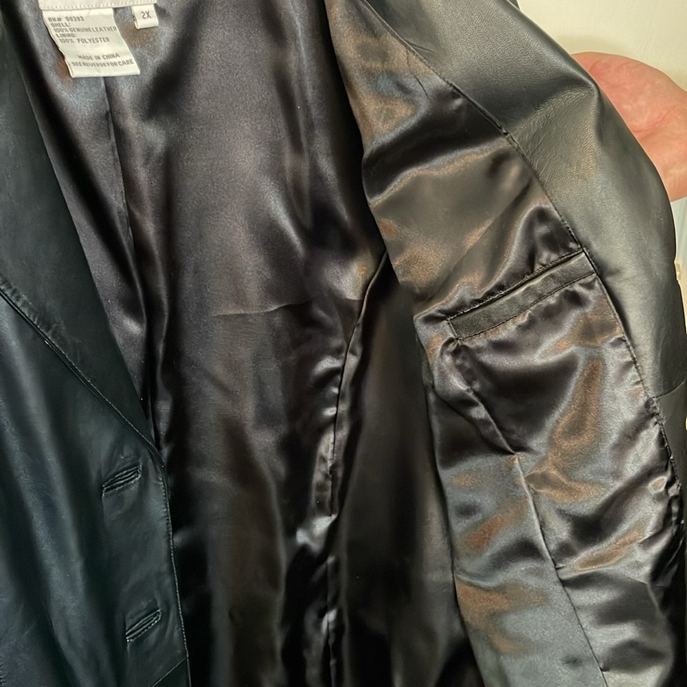 Brand new ,Pamela McCoy , 2xlg   100% leather jacket. - Picture 4 of 6